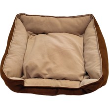 Feyza Design 50X35 cm Yıkanabilir Köpek ve Kedi Yatak, Kaliteli Koltuk Kumaşı