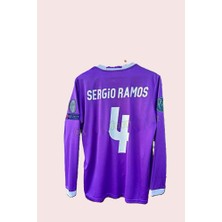 Sergio Ramos R,e,a,l M,a,d,r,id, 2017 Final Cardiff Efsane Uzun Kollu Yetişkin Forması
