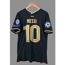 Barcelona 2020 21 Lionel Messi Siyah Nostalji Yetişkin Deplasman FORMASI7474522900