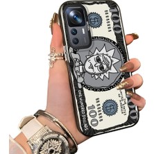 Ucuc Mi 12T Uyumlu Sert Akrilik Arka Silikon Kenar Lens Koruma Kılıf Komik Deseni