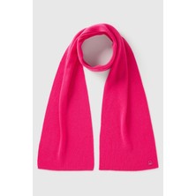 United Colors Of Benetton Sarı Melanj Erkek Ej_yün ve Viskoz Karışımlı Logo Nakışlı Atkı Model Kodu: ( 106WCU00V76L)