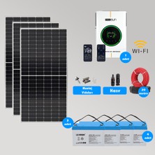 Cks Enerji Cks Enerjı 4 Kw Hazır Solar Paket Kolay Kurulum(Orta Paket)