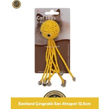 Eastland Çıngıraklı Sarı Ahtapot 12,5 cm Kedi Oyuncağı
