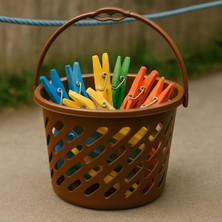 PremiumPort Çilek, Yumurta ve Mandal Sepeti Çok Amaçlı Pratik Sepet