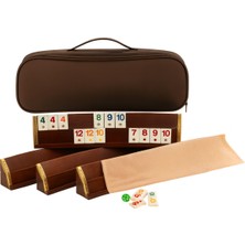 PremiumPort Fermaurlu Okey ve Istaka Çantası, 50×20×10 Cm, Portatif ve Şık Tasarım