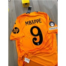R.e.a.l M.a.d.r.i.d 2024/25 Yeni Sezon Kylian Mbappe Deplasman Forması (Orange)