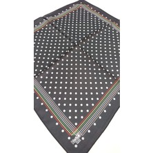 Bilmar Ipek Vual Desenli Fular Bandana Estascarf 50 x 50 cm