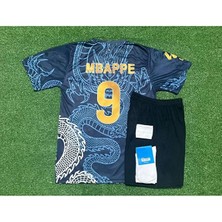 2024/25 Sezonu Kylian Mbappe Dragon Desenli Konsept Çocuk Forması 4'lü Set