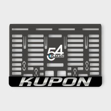 Pi Dekorasyon Kupon Siyah Gümüş Pleksi Motor Plakalığı