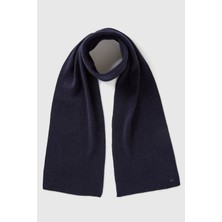 United Colors Of Benetton Sarı Erkek Ej_yün ve Viskoz Karışımlı Logo Nakışlı Atkı Model Kodu: ( 106WCU00V66U)