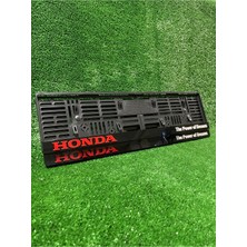 Pi Dekorasyon Honda The Power Of Dreams Tasarım Kabartma Araba Plakalık
