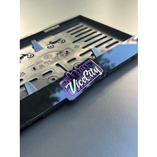 Pi Dekorasyon Vice City Motorsiklet Plakalık Scooter Dtf Baskı Lazer Kesim