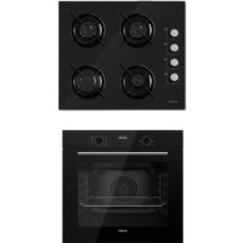 Ferre Flowart Serisi 2'li (QBL63CS 2140 ) Ankastre Set