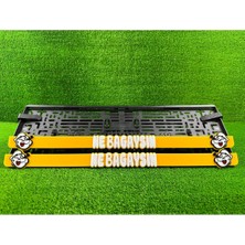 Pi Dekorasyon Temel Reis Ne Bagaysın 3D Kabrtmalı Pleksi Araba Plakalığı 1 Takım