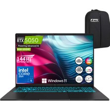 Asus Vivobook 16 V3607VH-RP035W Intel Core 5 210H RTX5050 64GB Ram 2tb SSD 16" Wuxga W11 144Hz Taşınabilir Bilgisayar