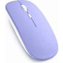 Sneezy Type-C Şarjlı Bluetooth Mouse MacBook iPad Laptop Uyumlu Ince Gövde Dongle ve Kablo Dahil Lavant