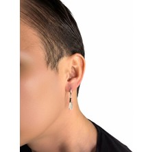 Winy Concept Balta Figürlü Modern Tasarım Erkek Çelik Küpe