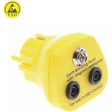 OEM Esd 2xbanana 1X10MM Kopça Topraklama Terminal Fişi IZ-EBP2JEU