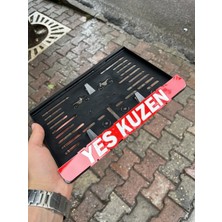 Pi Dekorasyon Yes Kuzen Motorsiklet Plakalık