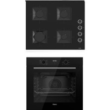 Ferre Flowart Serisi 2'li (QBL63CS SS205 ) Ankastre Set