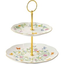 Easy Life 2 Katlı Porselen Sunumluk 16 cm / 21 cm
