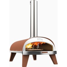 Ziipa Piana Pellet Pizza Fırını Döner Taşlı