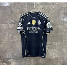Real Madrid 2025/26 Yeni Sezon Isimsiz Şampiyonlar Ligi Deplasman Forması
