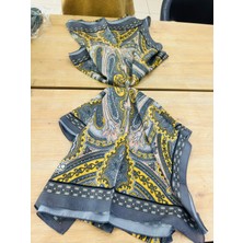 Bilmar Ipek Vual Osmanlı Desenli Fular Bandana Estascarf 50 x 150 cm
