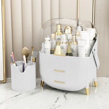 PremiumPort Çekmeceli Makyaj ve Kozmetik Organizeri, Şık ve Pratik Masaüstü Saklama