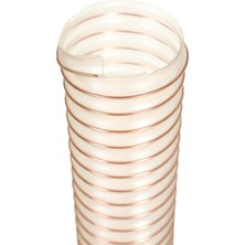 Silfleks Hortum Bakır Telli Şeffaf Poliüretan Hortum Toz,talaş,emiş,havalandırma Spiral Hortumu 160MM Tüm Çaplar PU70