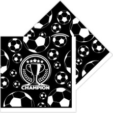 Parti Pera Futbol Desenli Peçete 16 Adet 33*33 cm