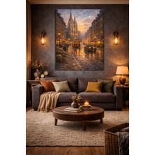 Akşamın Altın Saati Kanvas Tablo