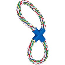 Feyza Design Sekiz Şekilli Köpekler Için Diş Ipi 35 Cm, Sağlıklı Diş Bakımı