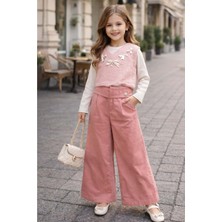 Gültekin Bebe Miss Melinda Sakallı Süveter Üçlü Takım 5-8 YAŞ-0361710 - Pembe