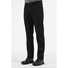 İmza Siyah Yan Cep Casual Comfort Fit Pamuklu Chino Pantolon 1003255171