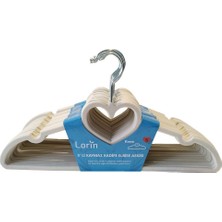 PremiumPort 15’li Kadife Kaydırmaz Elbise Askısı, Şık ve Pratik Kullanım