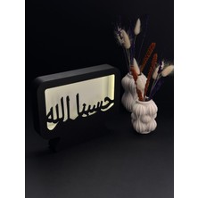 Printanomi Hasbunallah Yazılı Masaüstü LED Aydınlatma