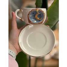BSK Ceramics Handmade Ramazan Koleksiyonu Çay Fincanı - Hilal