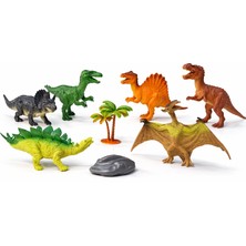 Toyska Dinozor Oyuncak Seti - Dinozor Figürleri 8 Parça