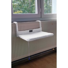 Feyza Design Beyaz Radyatör Üstü Polar Peluş Kedi Yatağı Hamak