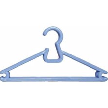 PremiumPort 12 Adet Mavi Bebek ve Çocuk Elbise Askısı Seti, Yüksek Kalite