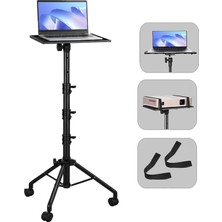Lastvoice LP-22L Tekerlekli Ayarlanabilir Yüksek Kaliteli Notebook Laptop Standı Sehpası 73-163 cm