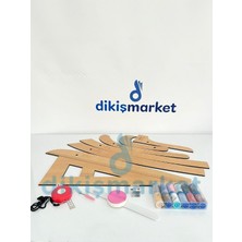 Dm Dikişmarket Dikiş Başlangıç Seti Rigalı Set (7li Riga  /12li mini ipler ip/ Mezura/ Küçük ilik Açıcı/ Toplu iğne/ iğnedanlık)