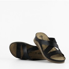 Tigerline Kadın Günlük Terlik - Siyah - Ev ve Dış Mekanda Rahat Kullanım Için Hafif ve Konforlu Şık Tasarım