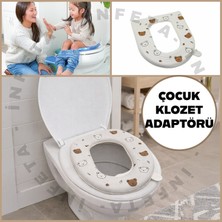 İnfeta Çocuk Bebek Klozet Adaptörü Kulplu Çocuk Klozet Oturak Kılıfı