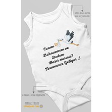 Morivo Kids Canım Babannem ve Dedem Hazır Mısınız? Baskılı Bebek Zıbını – Çıtçıtlı Body | %100 Pamuk Sıfır Kol
