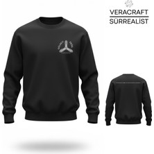 Veracraft Özel Koleksiyon: Sürrealist Line Art & Şiirsel Dokunuşlu Sweatshirt