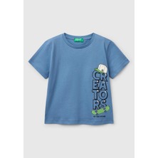 United Colors Of Benetton Erkek Bebek Tshirt 10IJ 1/6 Yaş