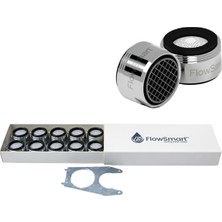 Avantaj Paketi (10’lu) – 5 L/dk Su Tasarruflu Aeratör | %75 Tasarruf | ØF24 Uyumlu