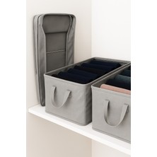 PremiumPort 4'lü Çelik Çerçeveli Katlanabilir Dolap Içi Raf Düzenleyici